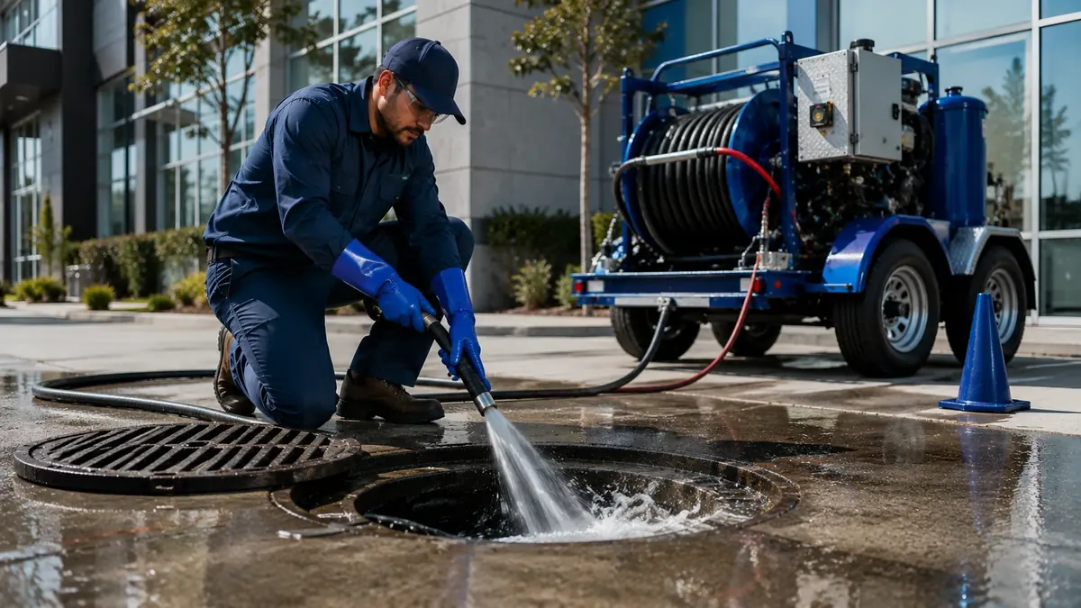 Commercial Hydro Jet Drain Cleaning in Chico