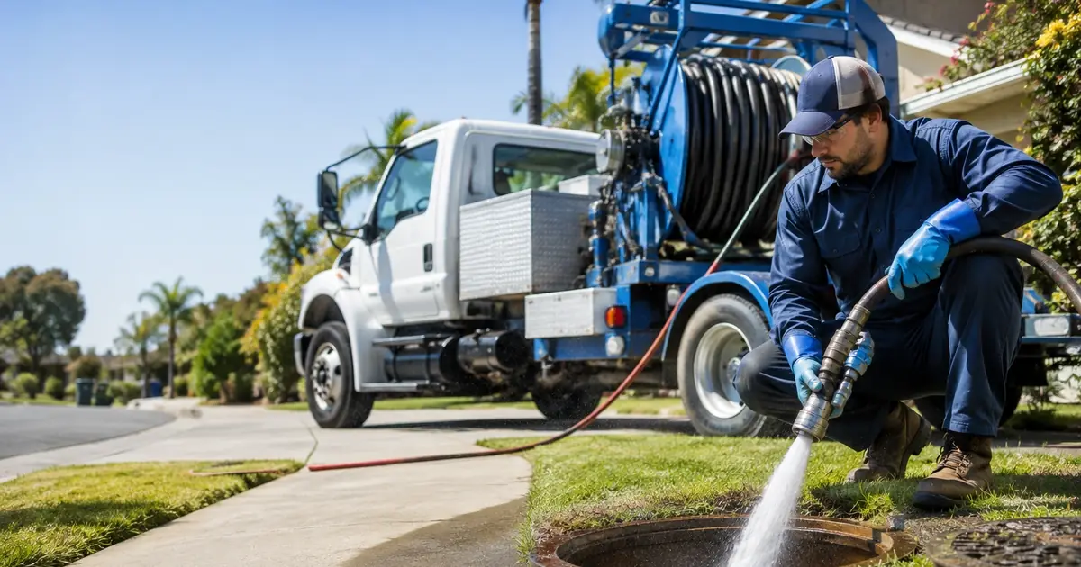 Hydro jet sewer cleaning Chico