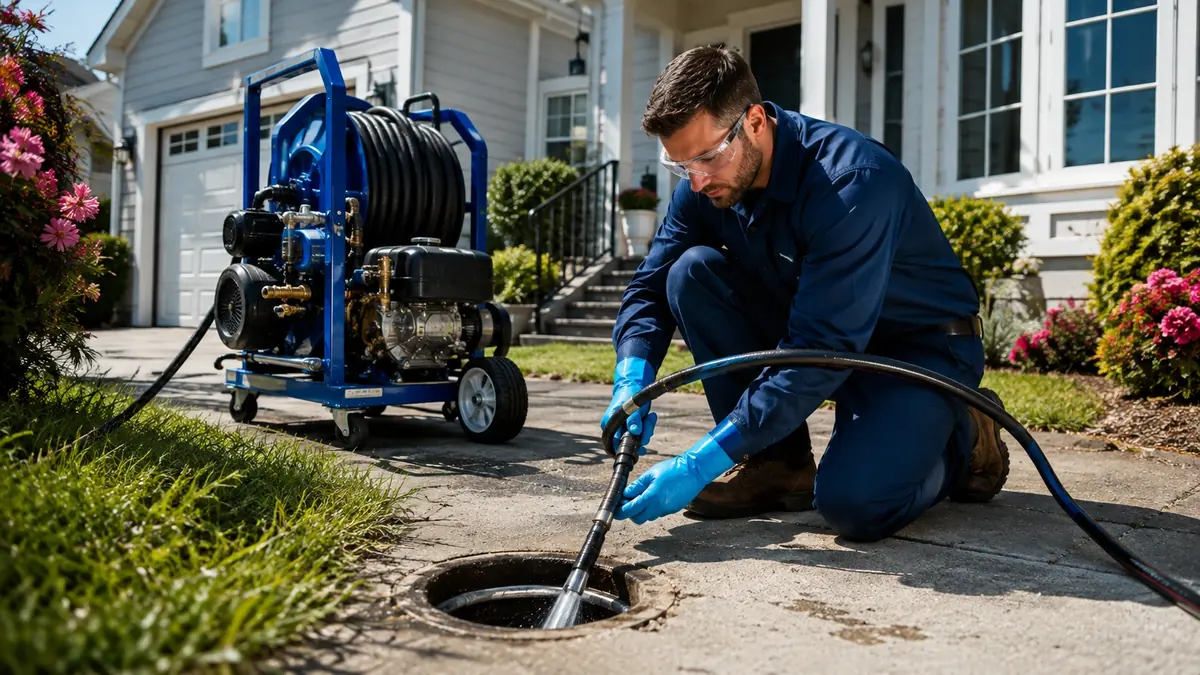 Residential Hydro Jet Drain Cleaning in Chico