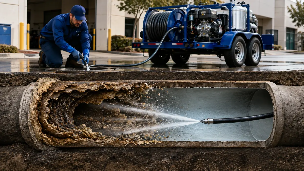 Sewer Pipe Descaling in Chico